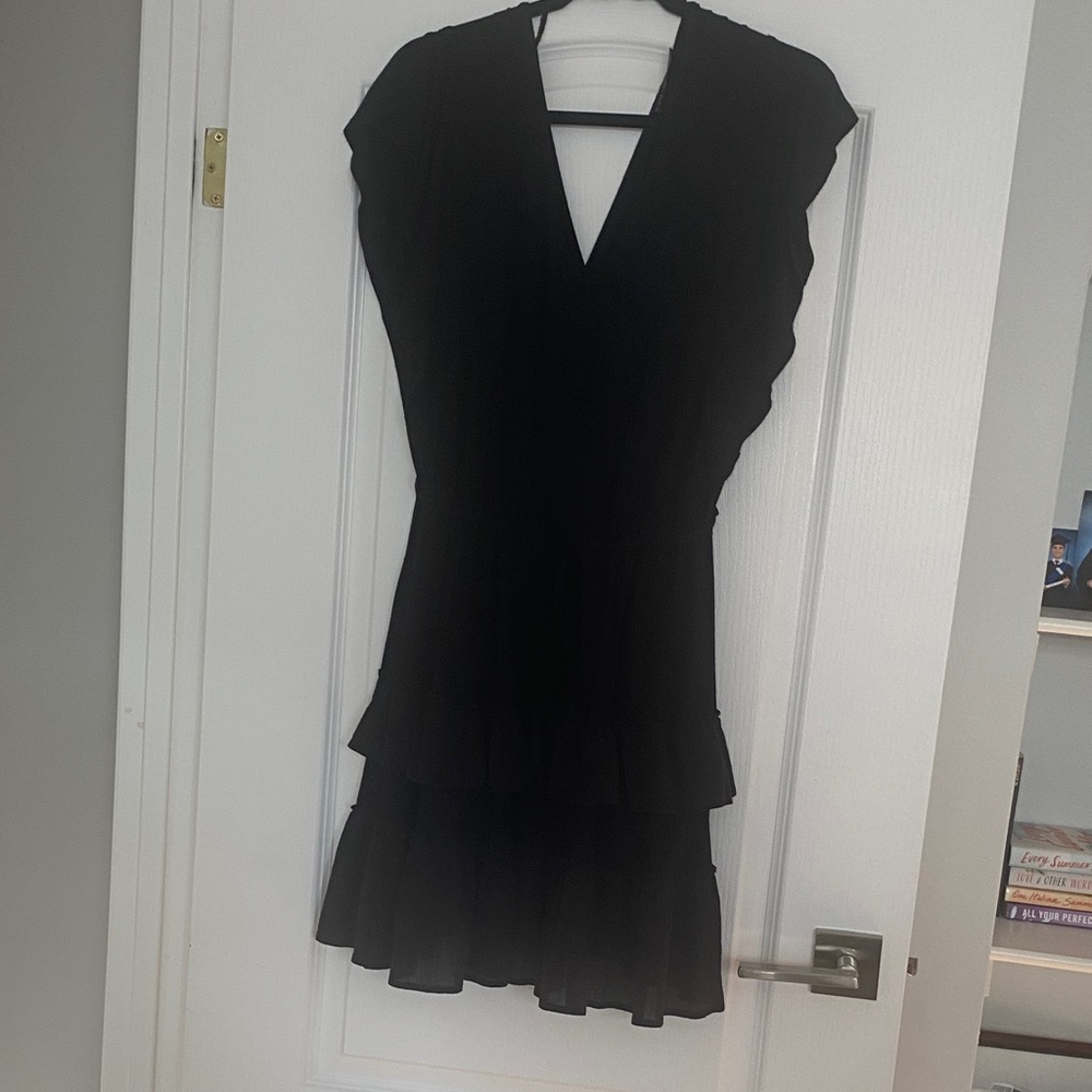 Black Tape_ Black Mini Dress
